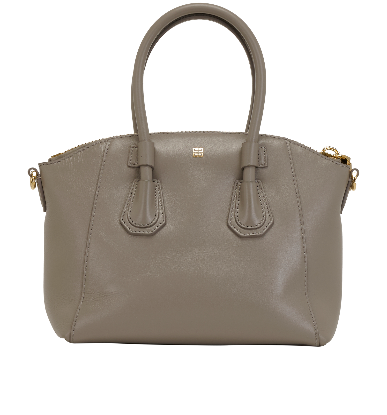 Mini Antigona Top Handle Bag, &pound;630, Handbags, Grey, Leather, Back view